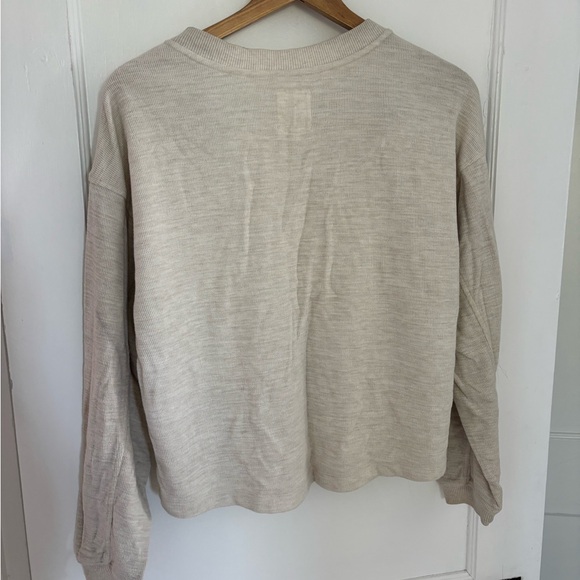 Aerie Henley Lightweight Sweatshirt - Picture 4 of 7